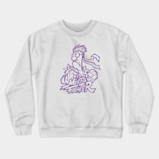 Beaker Meep muppets Retro Purple Crewneck Sweatshirt